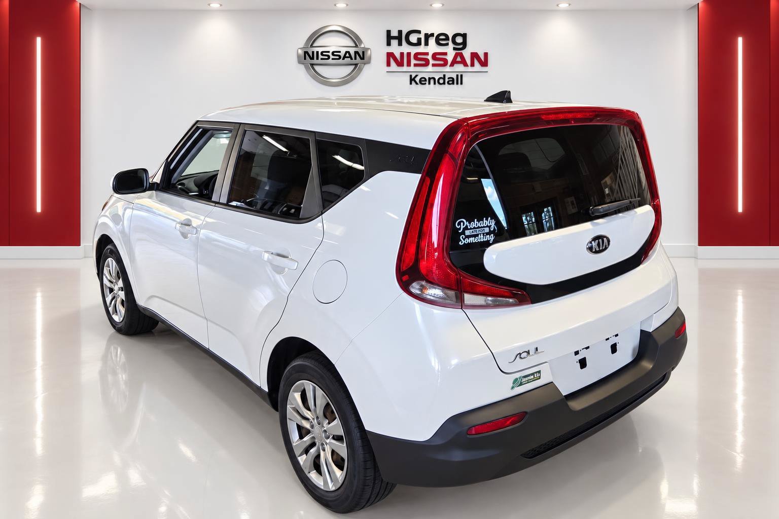 Used 2021 White Kia LX image 2