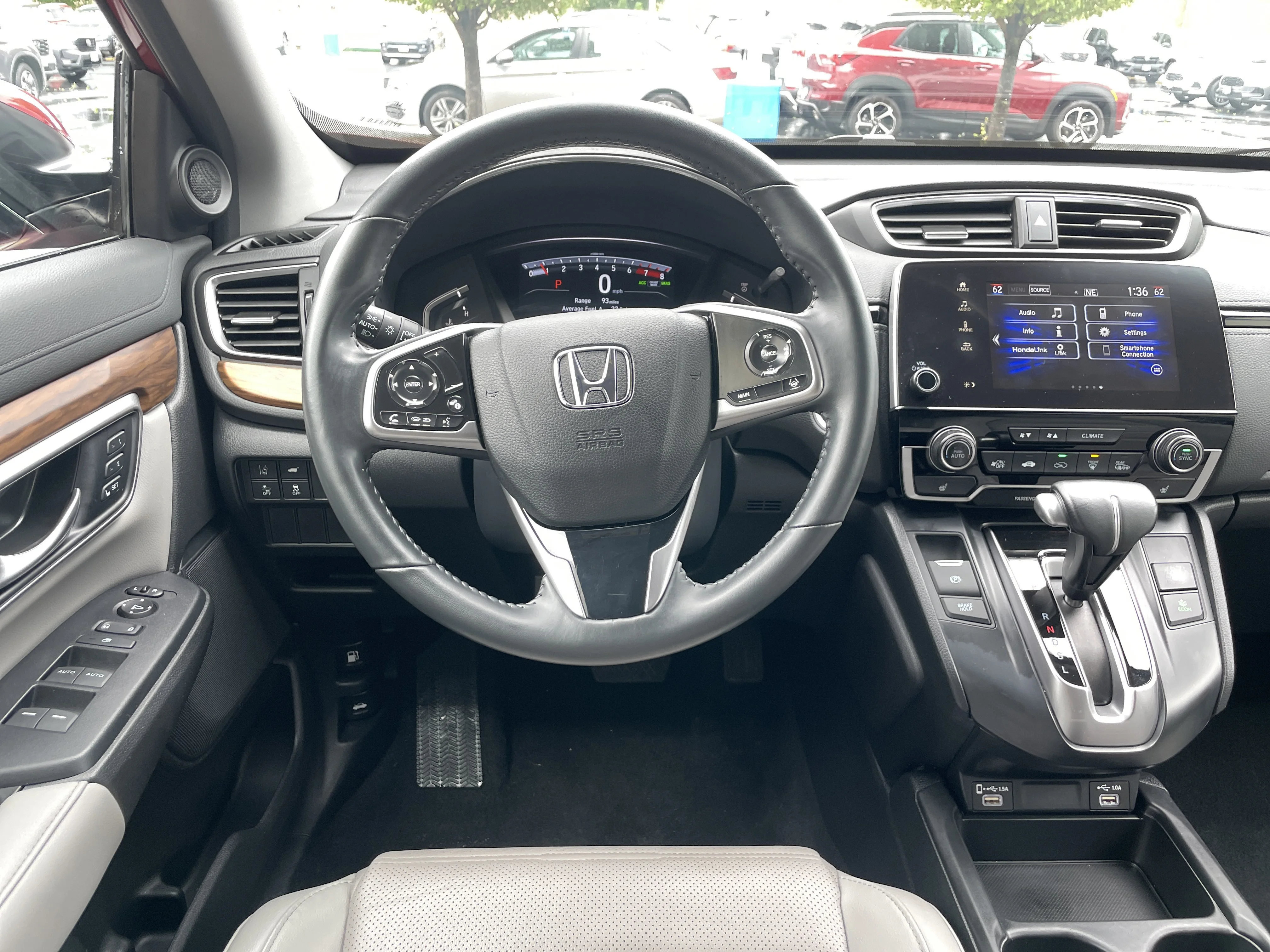 Certified Used 2021 Radiant Red Metallic Honda AWD EX-L image 15