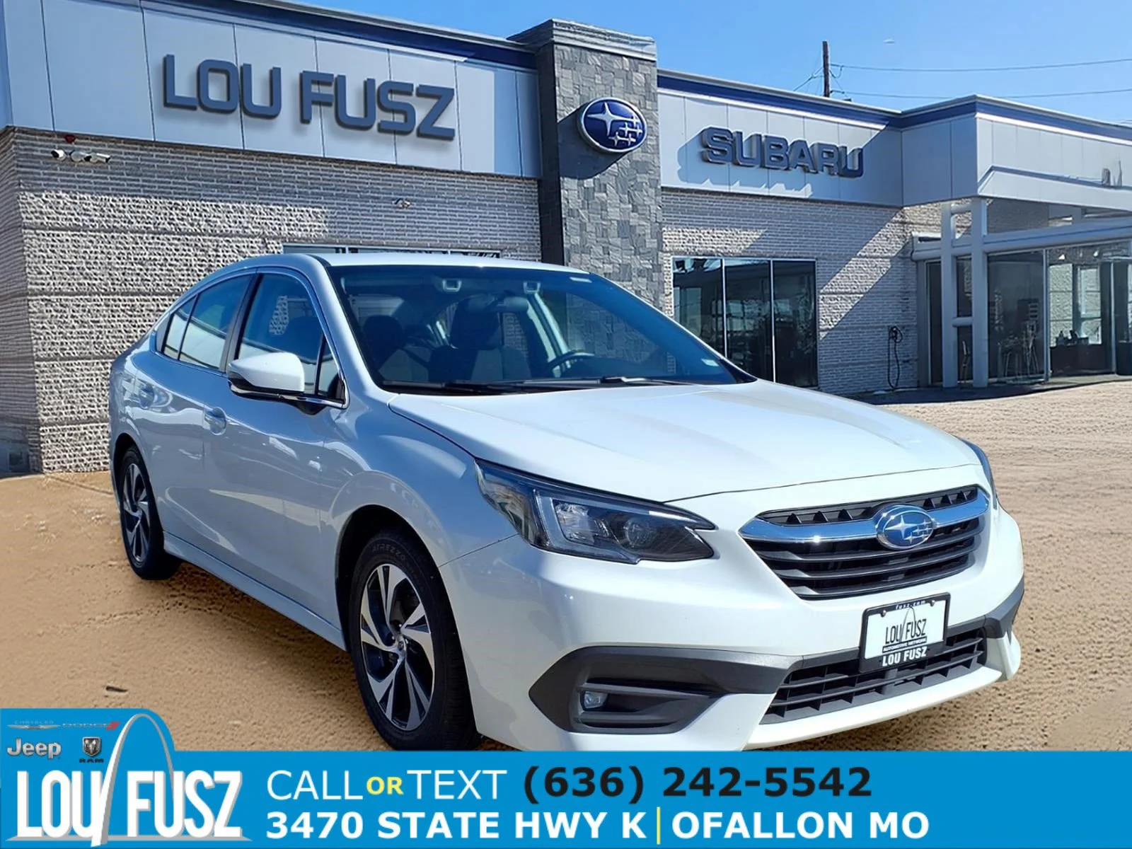 Used 2022 Crystal White Pearl Subaru Premium image 1