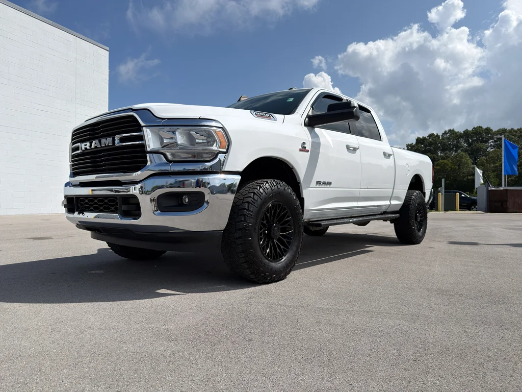 Used 2021 Bright White Clearcoat Ram Big Horn image 1