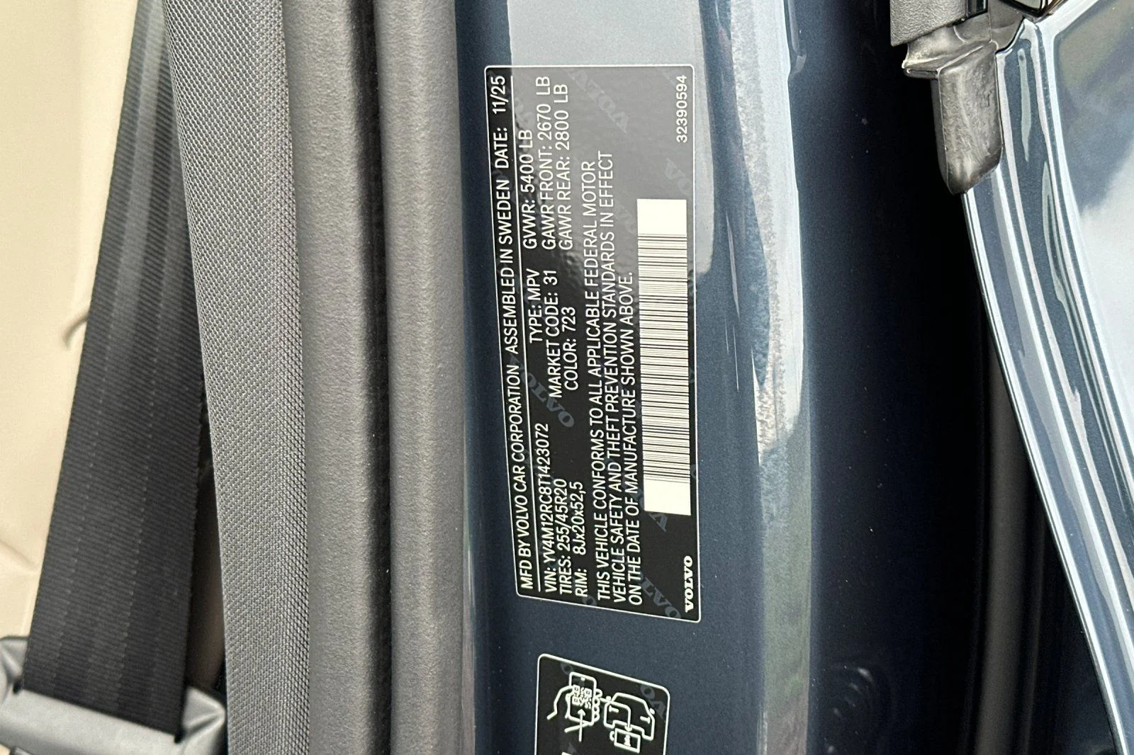 New 2026 Denim Blue Volvo Plus image 26