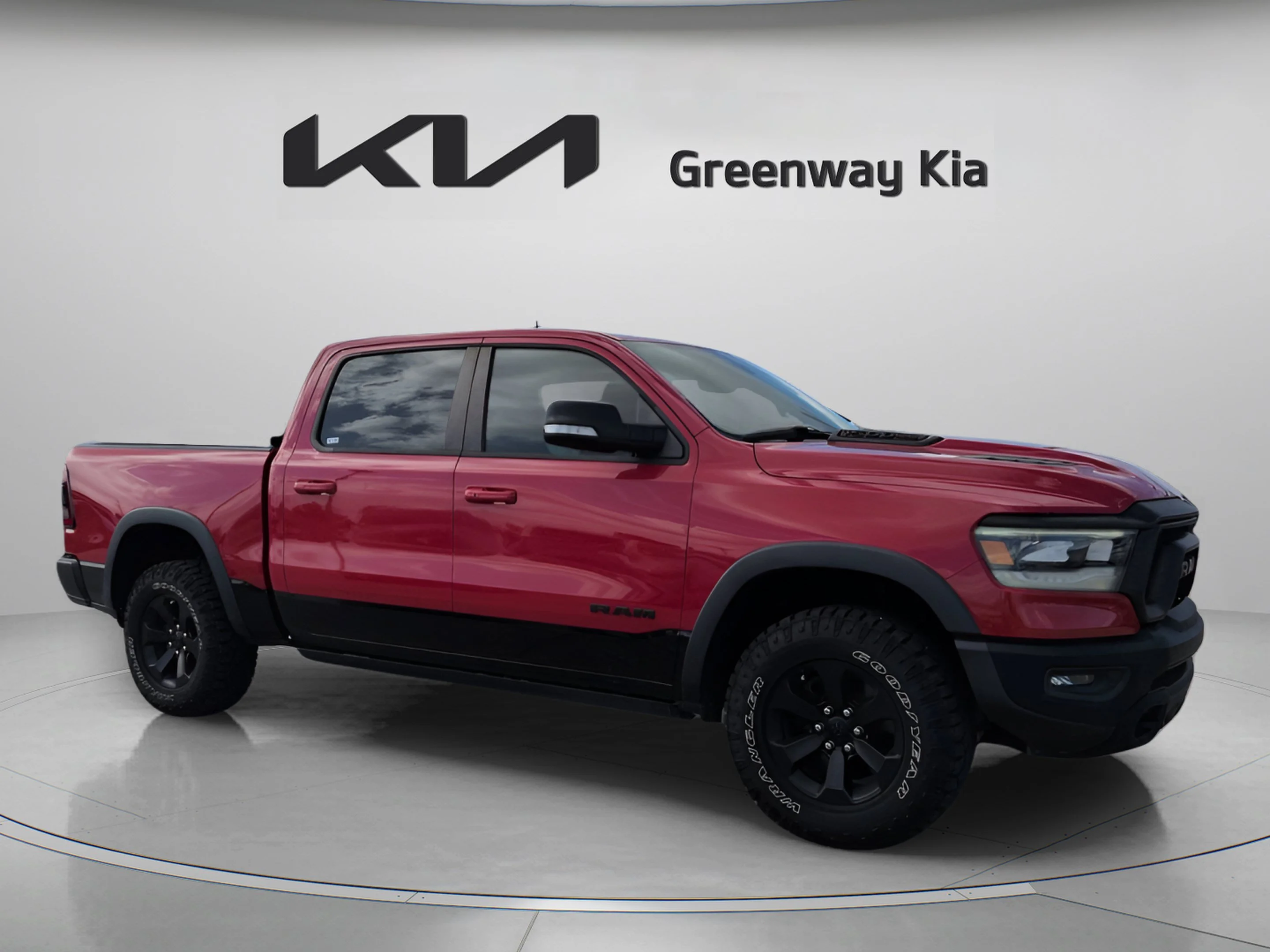 Used 2022 Flame Red Clearcoat Ram Rebel image 1