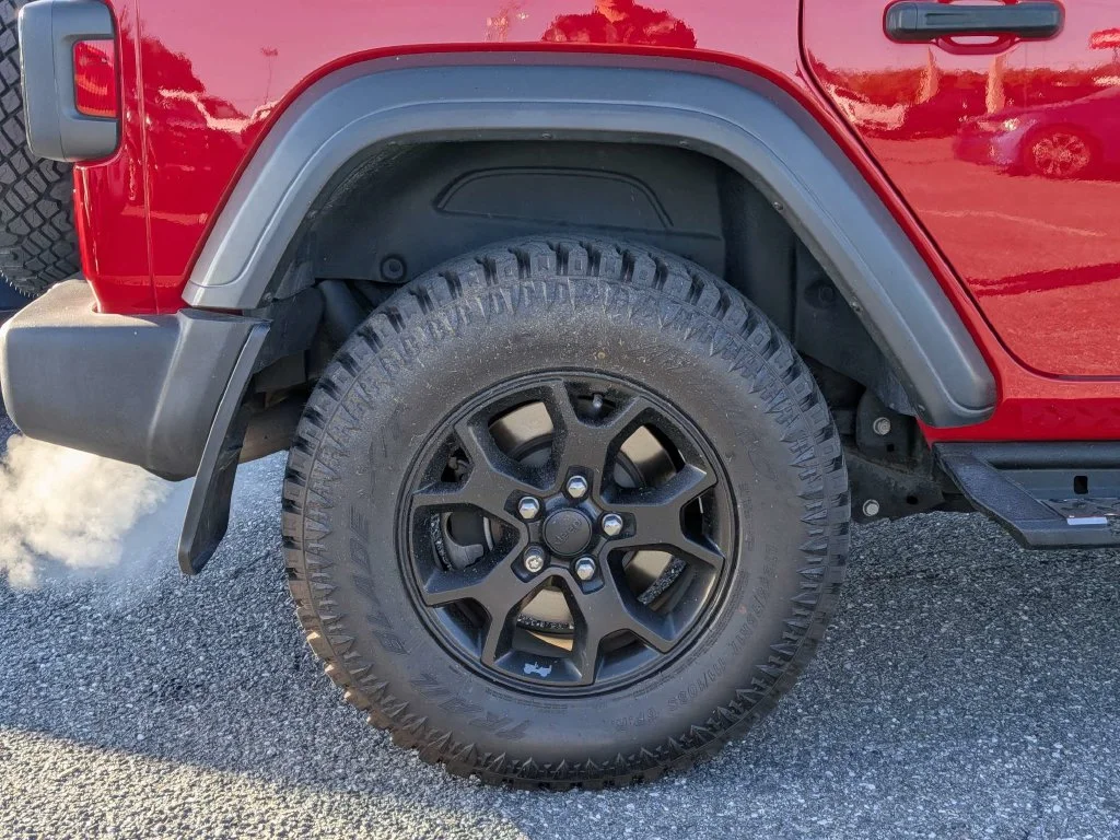 Used 2020 Red Clearcoat Jeep Unlimited Sport image 8
