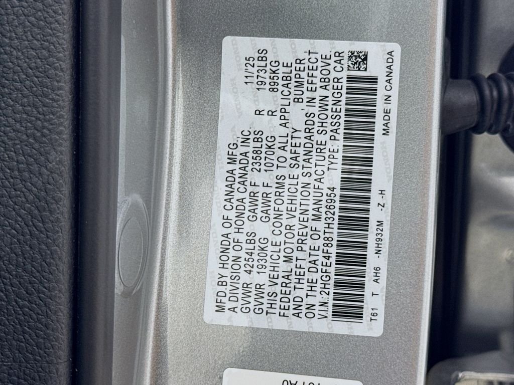 Certified Used 2026 Silver Honda Sport image 42