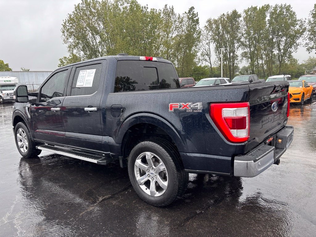 Used 2022 Antimatter Blue Metallic Ford Lariat image 3