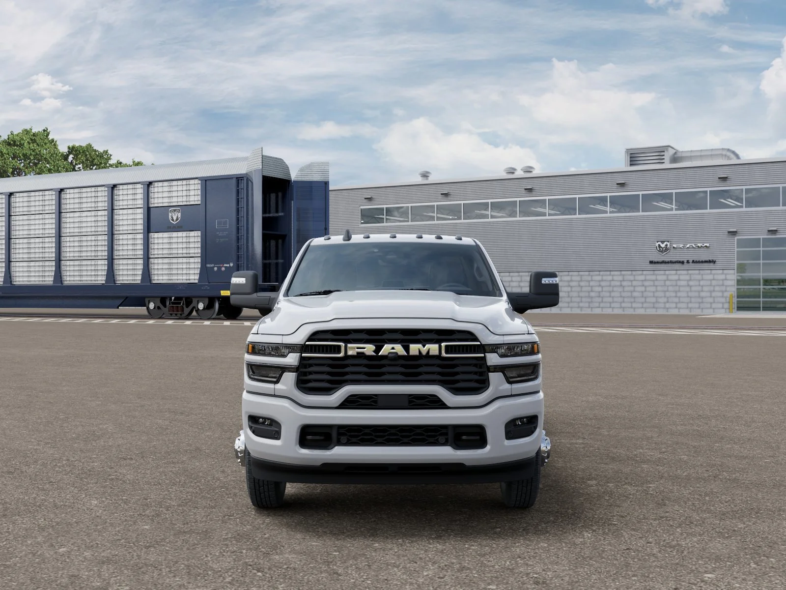 New 2026 Bright White Clear-Coat Exterior Paint RAM Big Horn image 7