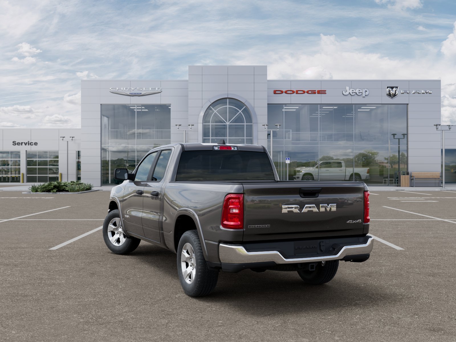 New 2026 Granite Crystal Metallic Clear-Coat Exterior Paint RAM Big Horn image 29