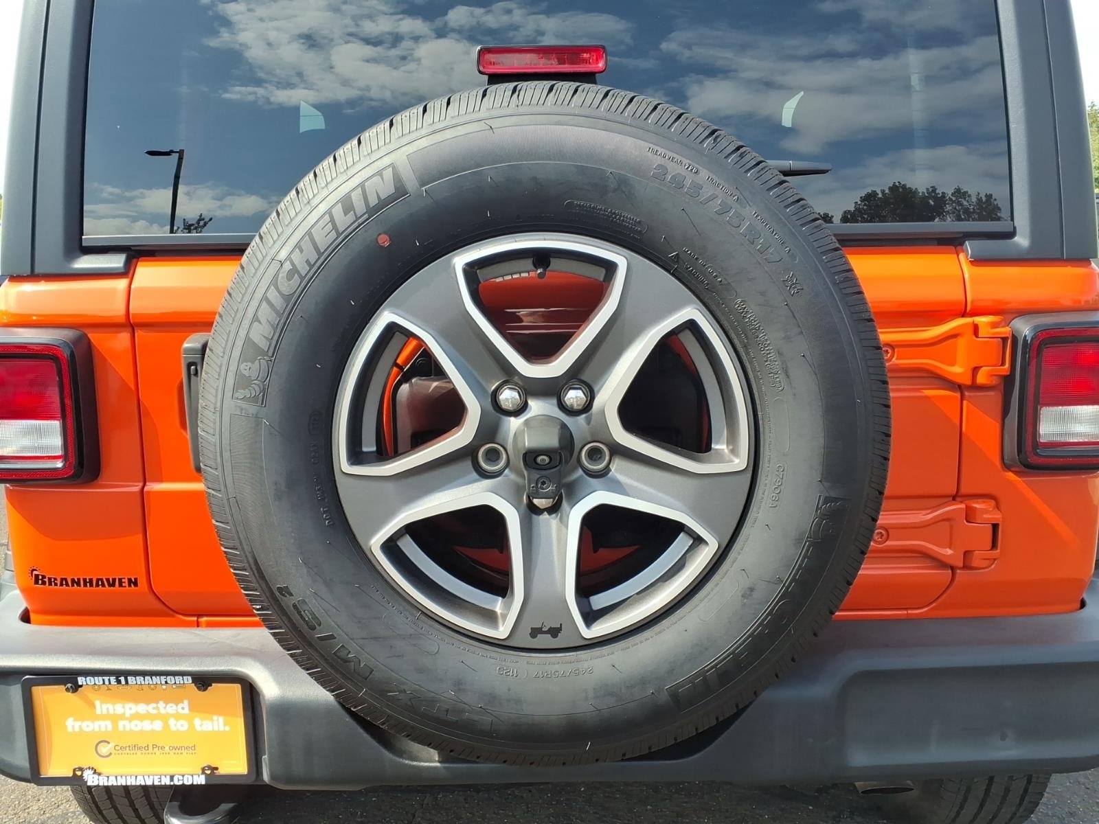 Certified Used 2023 Orange Jeep Sport S image 13