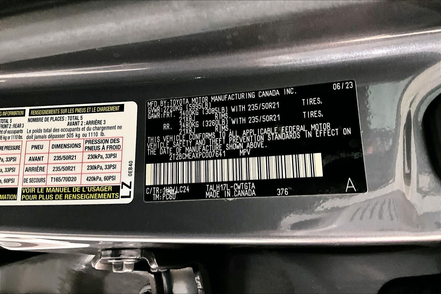 Used 2023 Nebula Gray Pearl Lexus F SPORT Performance image 33