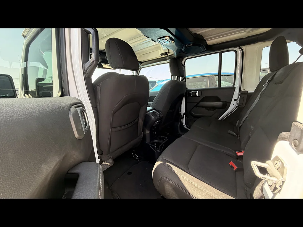 Used 2023 Bright White Clear Coat Jeep Sahara image 7
