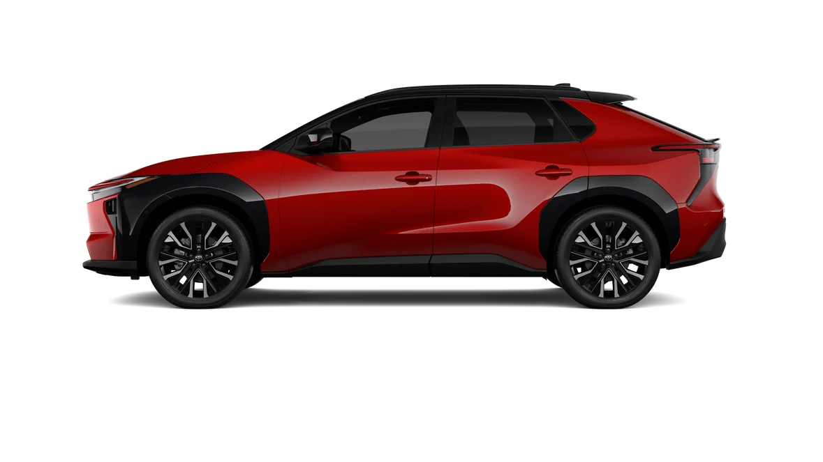 New 2026 Supersonic Red with Midnight Black Metallic roof Toyota Limited image 50