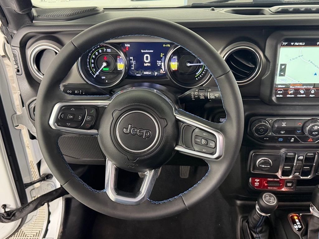 Used 2023 Bright White Clearcoat Jeep Rubicon 4xe image 13