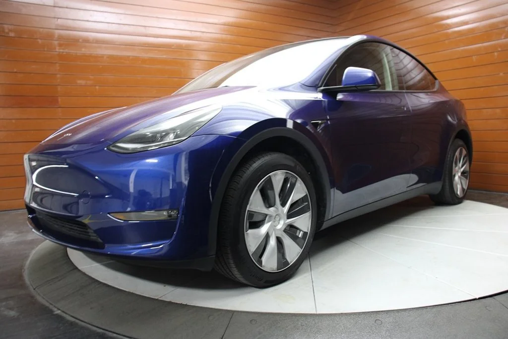 Used 2023 Deep Blue Metallic Tesla Long Range image 48
