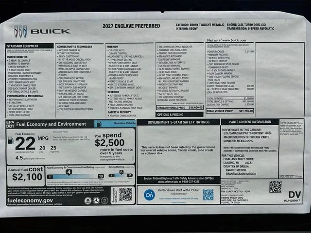 2027 Buick Enclave Preferred - Photo 21