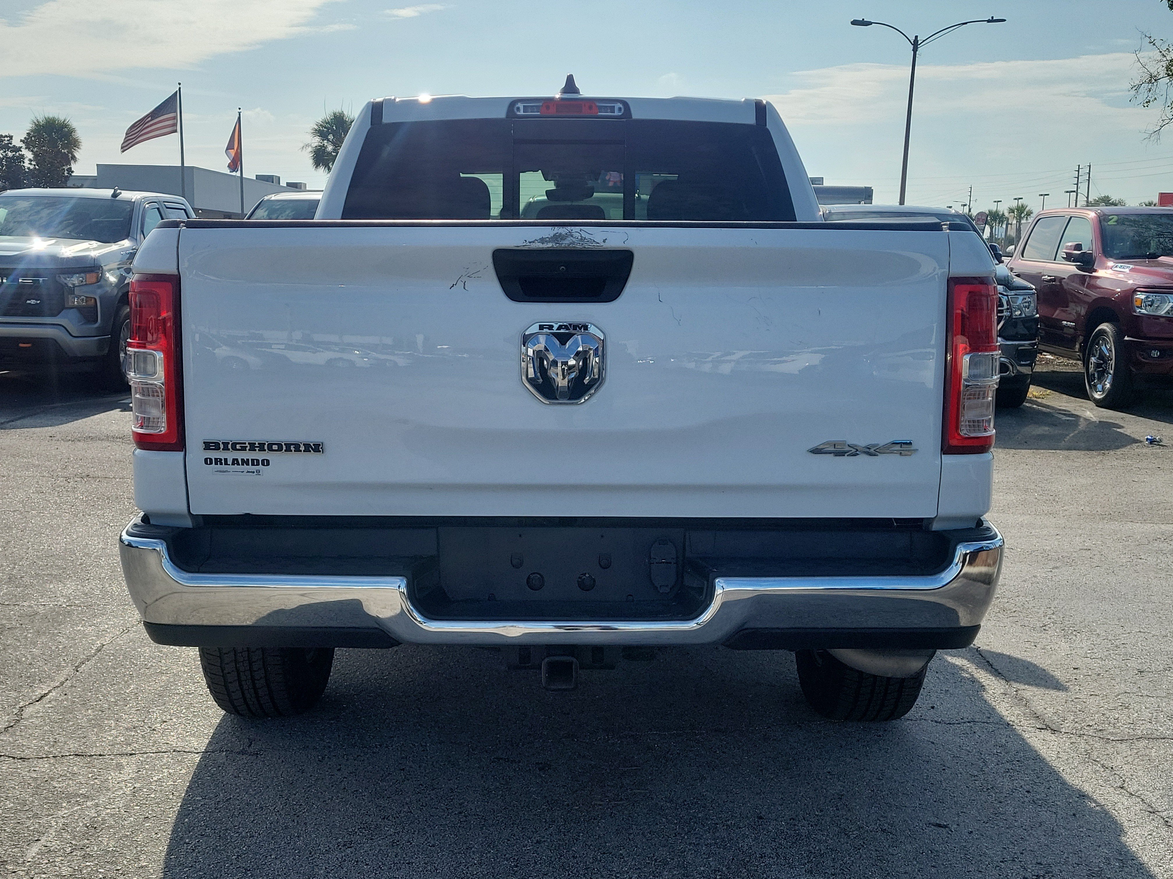 Used 2024 Bright White Clearcoat Ram Big Horn image 5