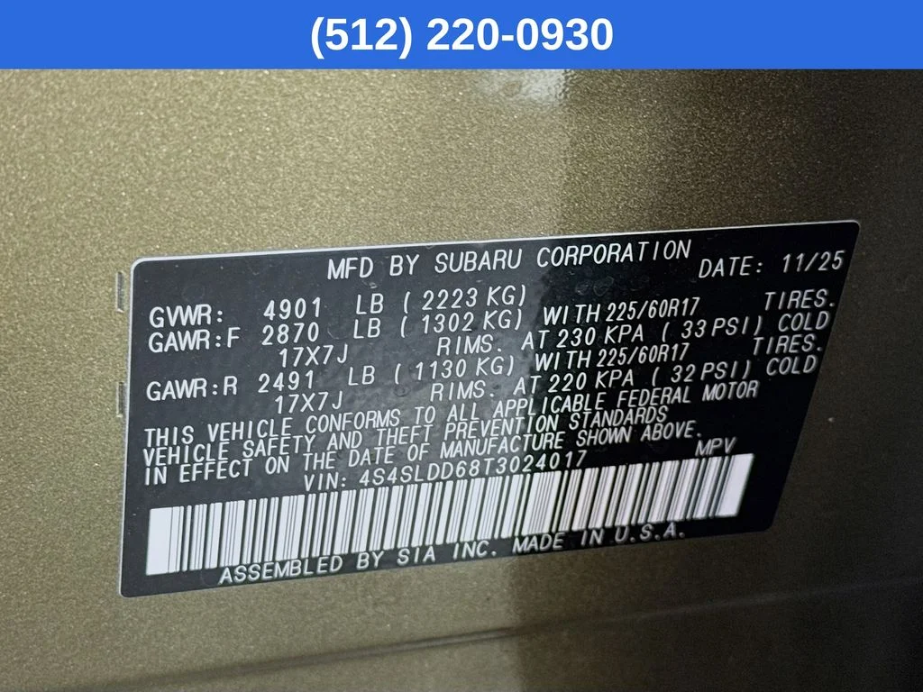 New 2026 Green Subaru Premium image 40