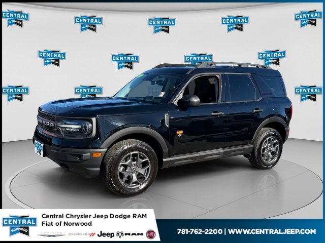 Used 2021 Black Ford Badlands image 1
