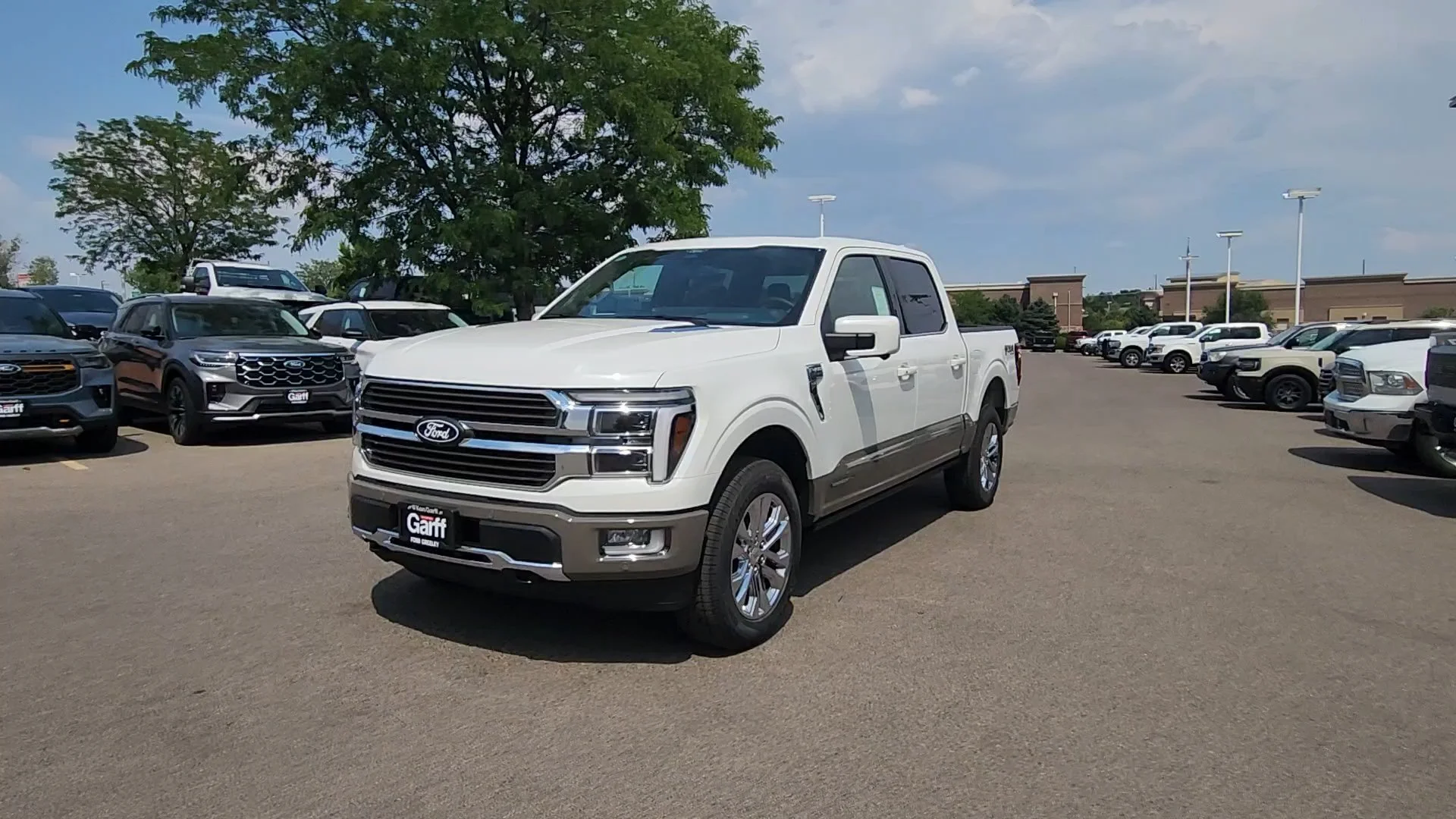 New 2026 Star White Metallic Tri-Coat Ford King Ranch image 2