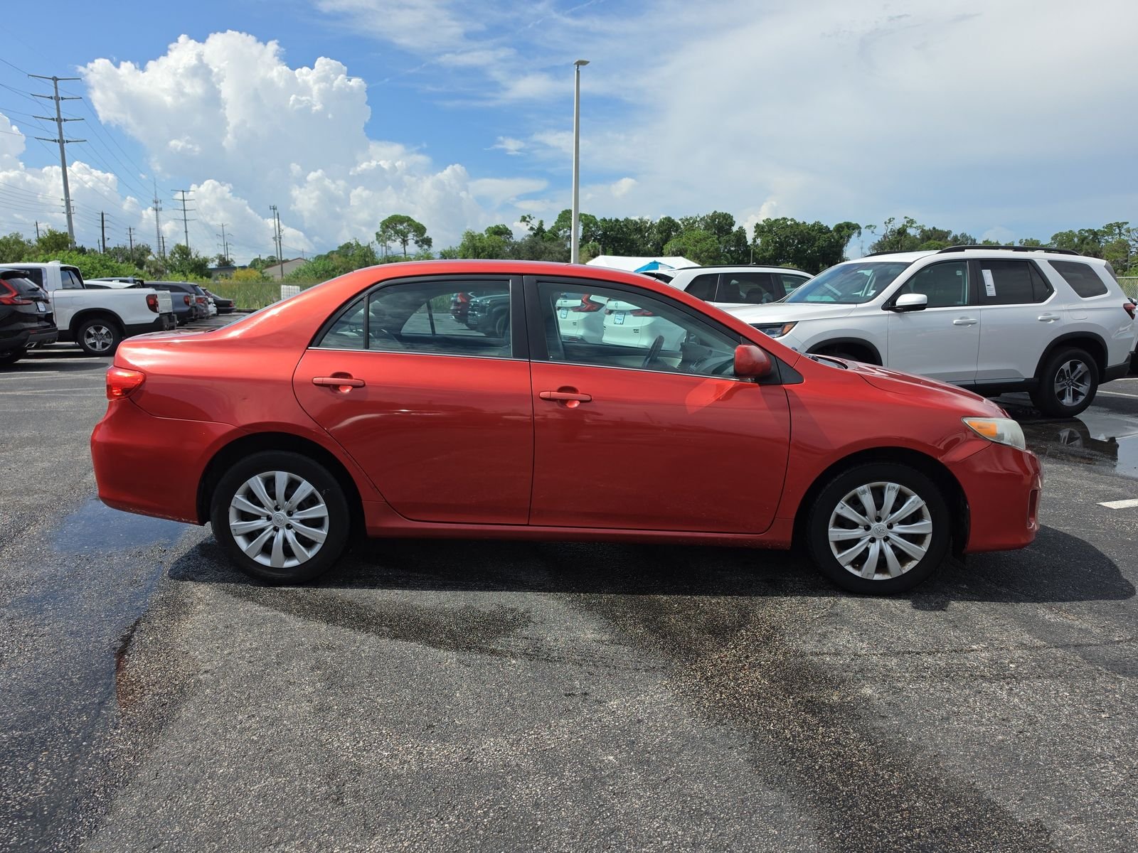 Used 2013 Toyota Corolla LE with VIN 2T1BU4EEXDC003329 for sale in Port Richey, FL