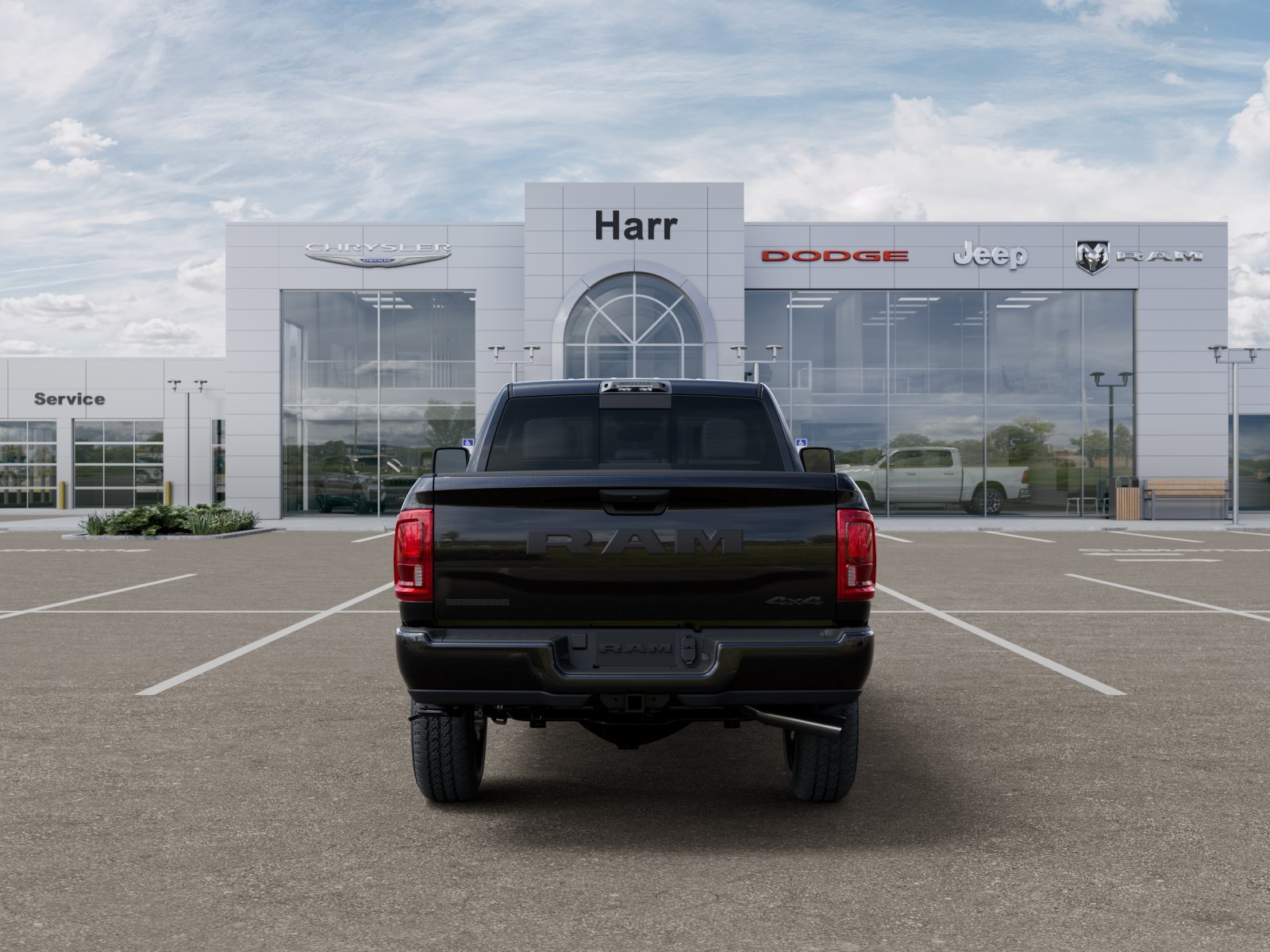 New 2026 Diamond Black Crystal Pearl-Coat Exterior Paint RAM Big Horn image 24