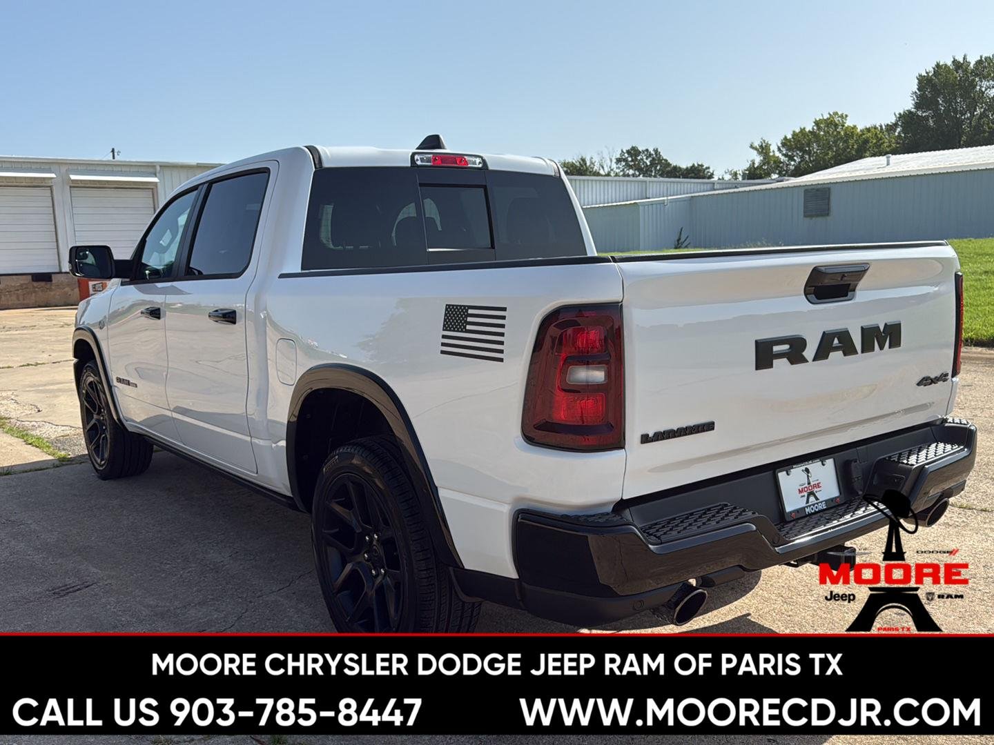 New 2026 Bright White Clear-Coat Exterior Paint RAM Laramie image 5