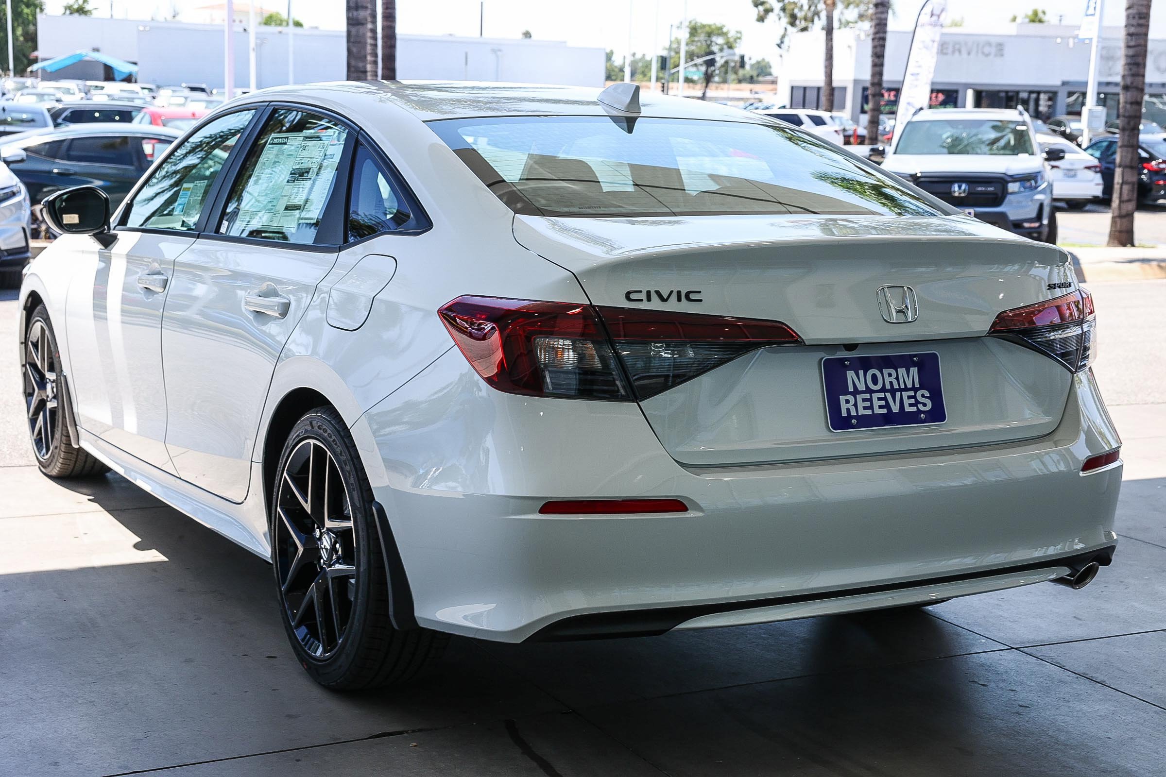 New 2026 Platinum White Pearl Honda Sport CVT image 4