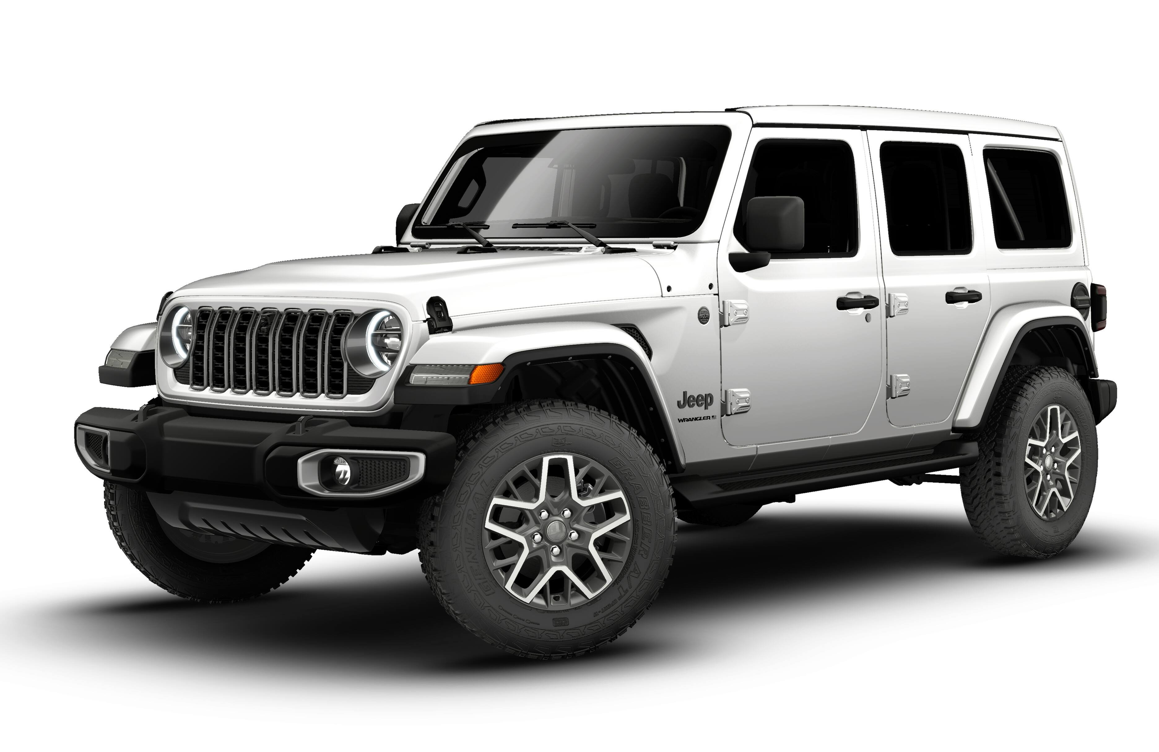 New 2026 Bright White Clear-Coat Exterior Paint Jeep Sahara image 13