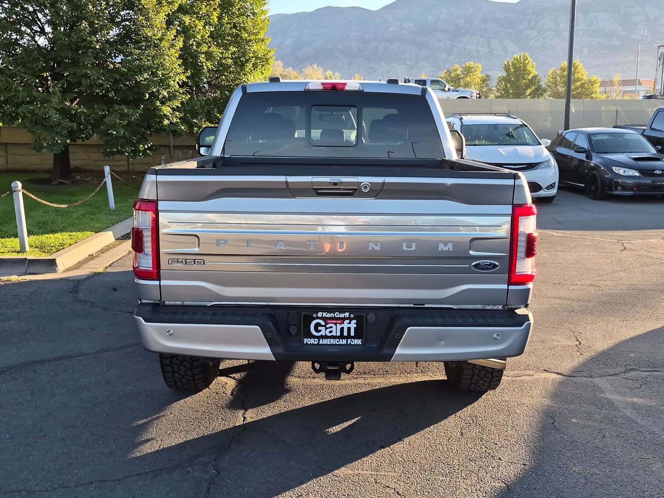 Used 2022 Blue Ford Platinum image 4
