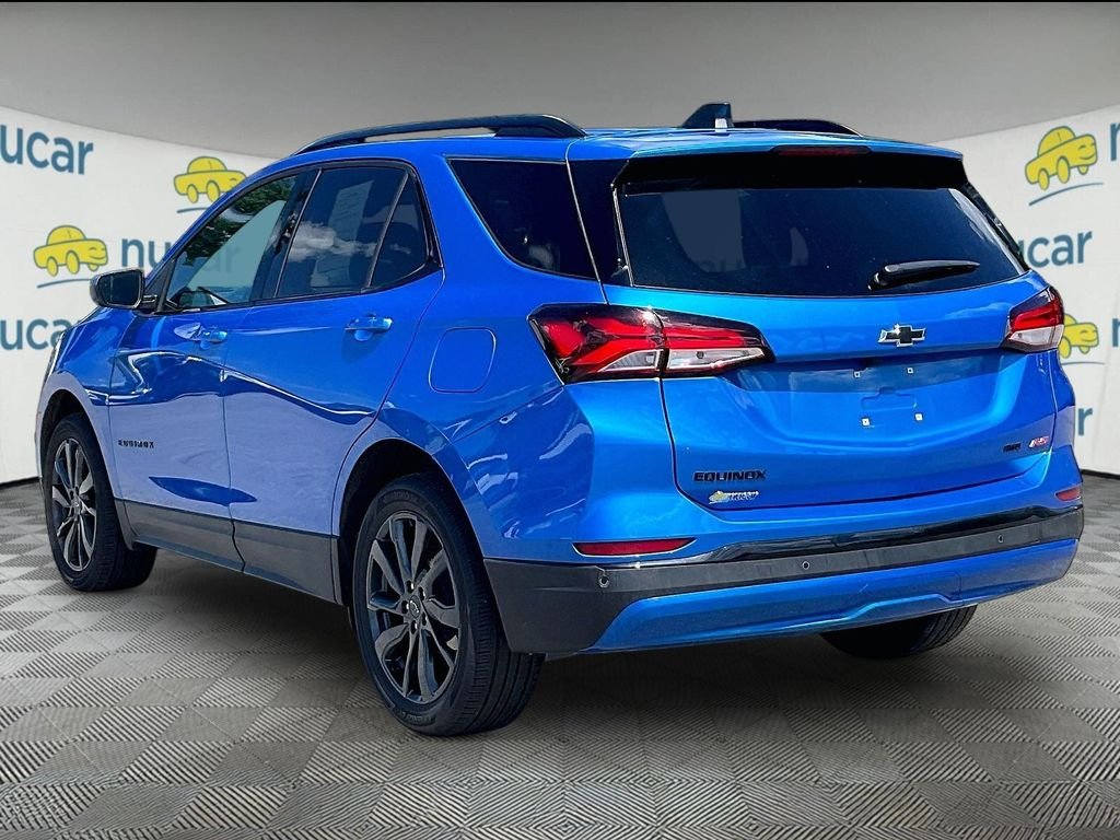 Used 2024 Riptide Blue Metallic Chevrolet RS image 4