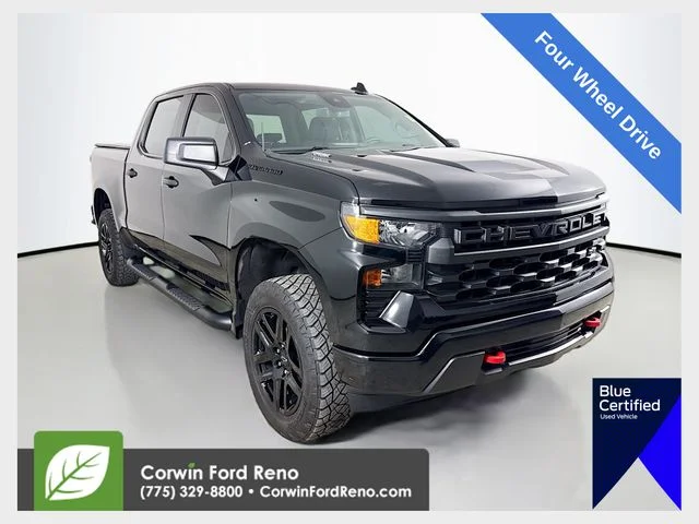 Certified Used 2024 Black Chevrolet Custom image 1