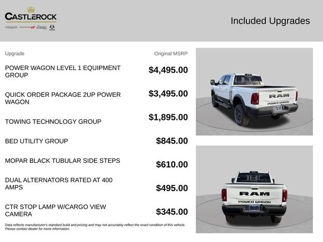 New 2026 Bright White Clear-Coat Exterior Paint RAM Power Wagon image 6