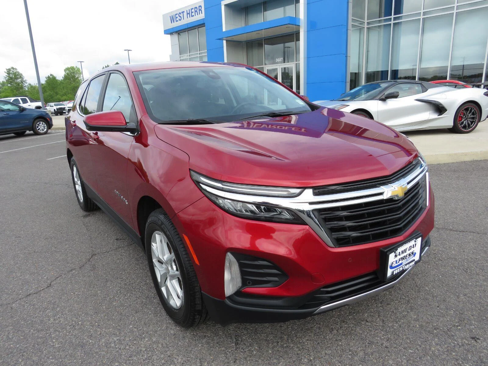 Used 2023 Radiant Red Tintcoat Chevrolet LT image 2