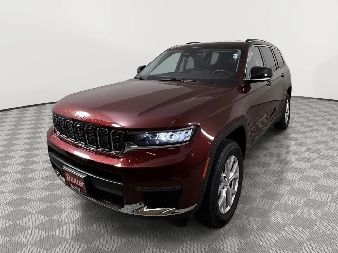 Used 2022 Velvet Red Pearlcoat Jeep Limited image 1