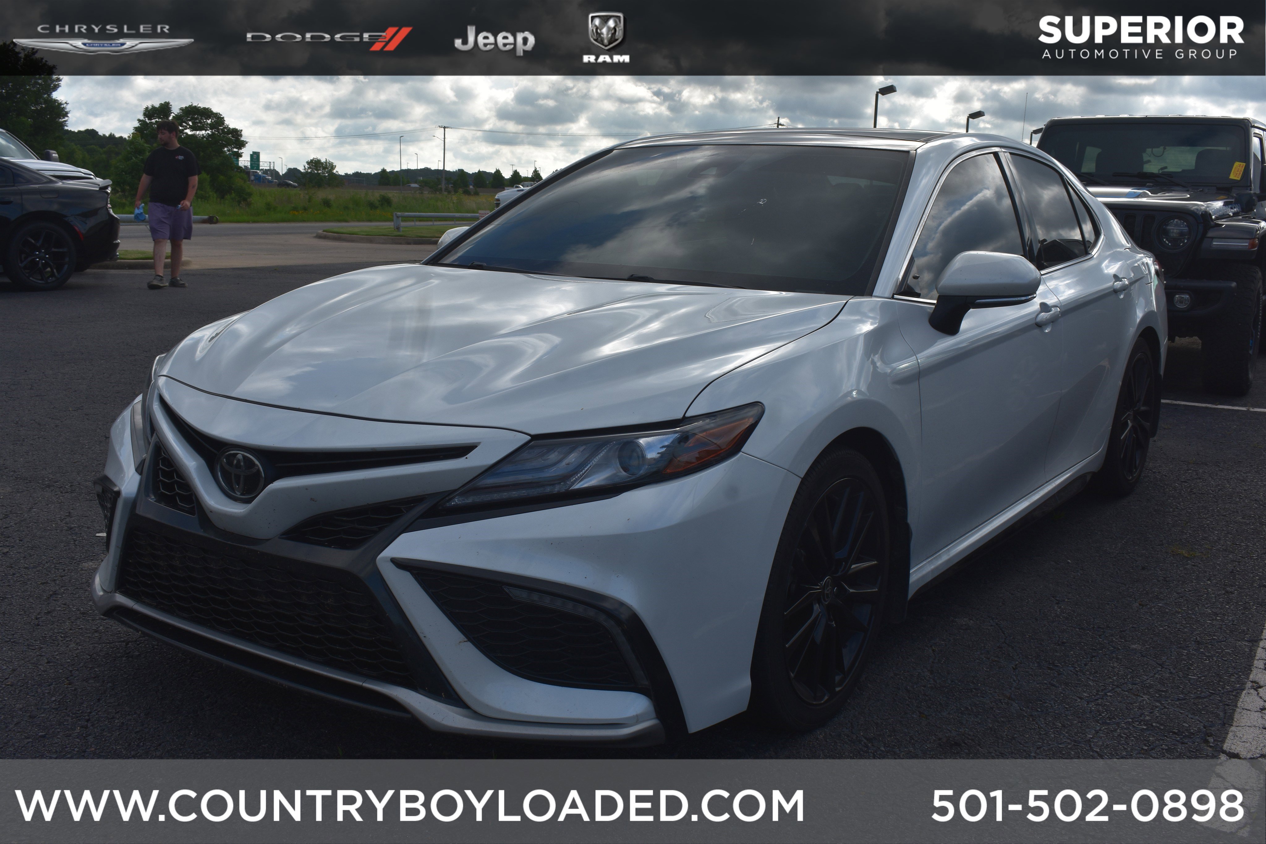 Used 2022 White Toyota XSE image 1