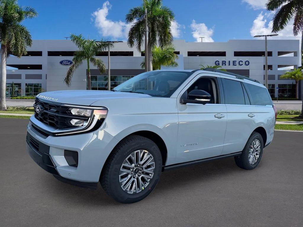 New 2027 Glacier Gray Metallic Tri-Coat Ford Platinum image 3