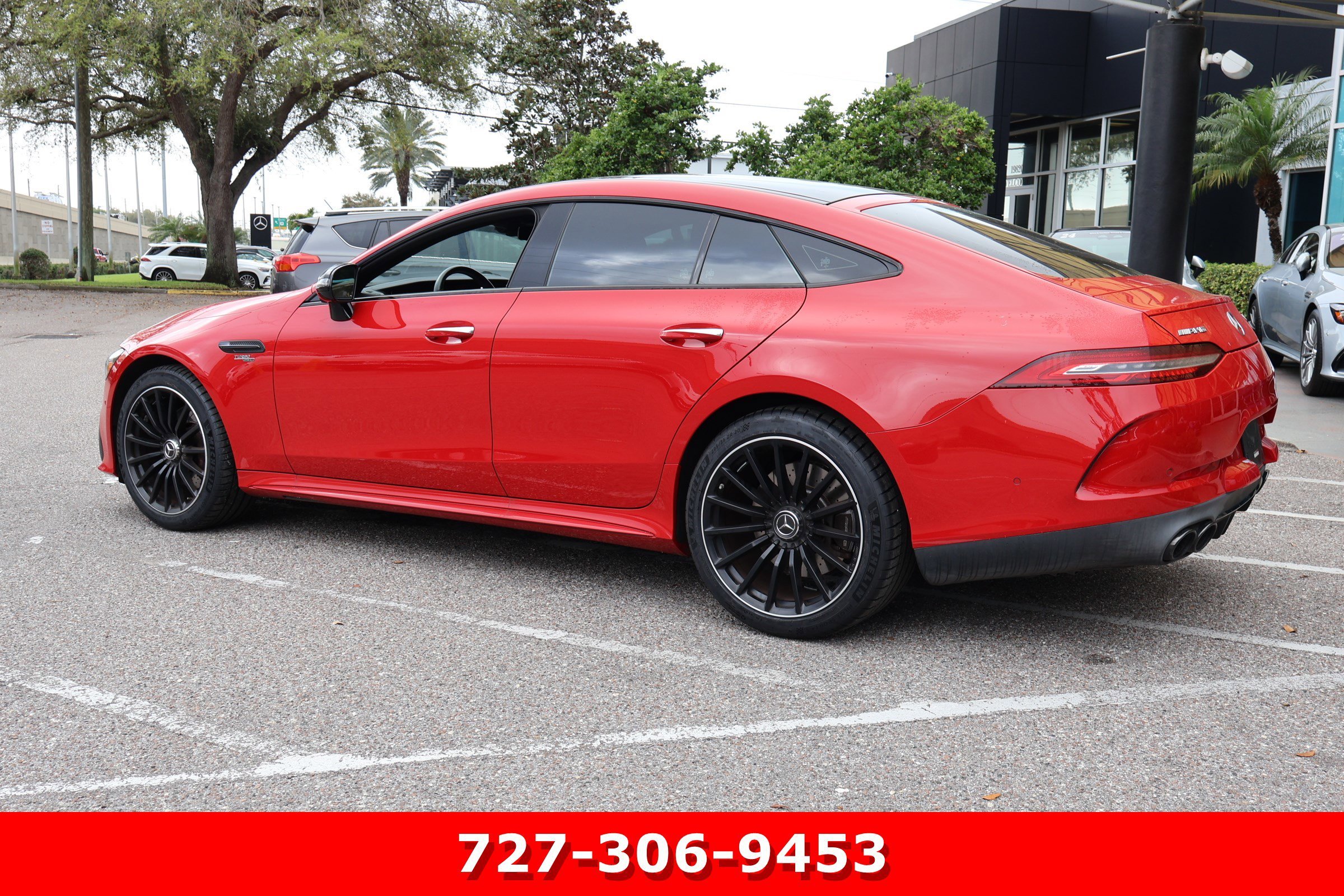 Certified Used 2022 Jupiter Red Mercedes-Benz AMG® GT 53 image 7