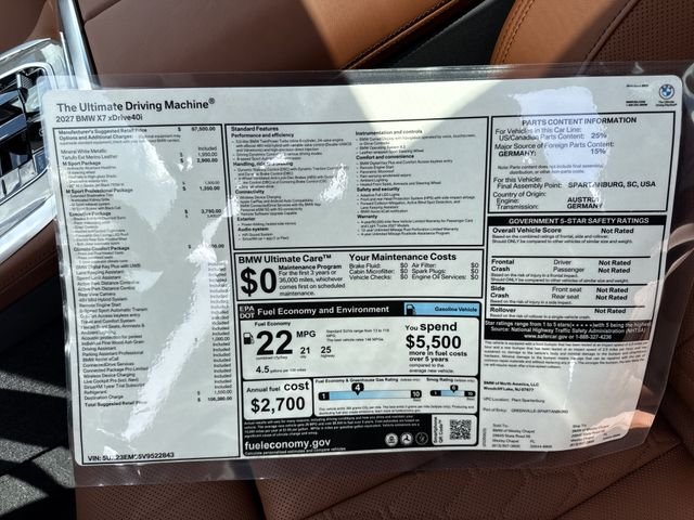 New 2027 Mineral White Metallic BMW xDrive40i image 26