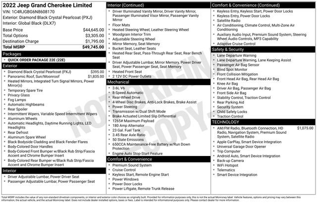 Used 2022 Black Jeep Limited image 35