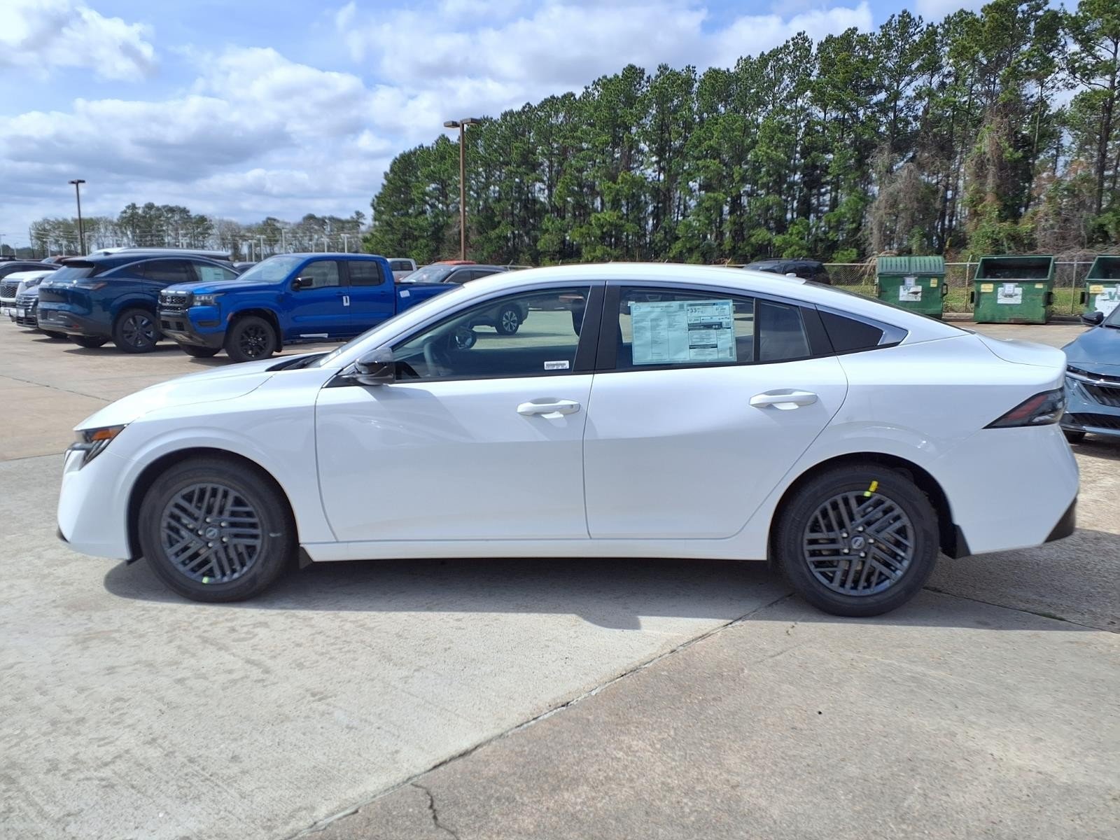 2026 Nissan Sentra SV White at Robbins Nissan
