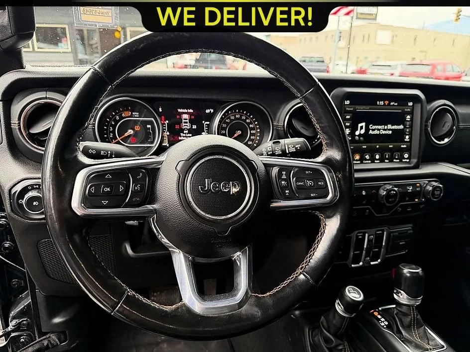 Used 2021 Black Jeep Unlimited Sahara image 11