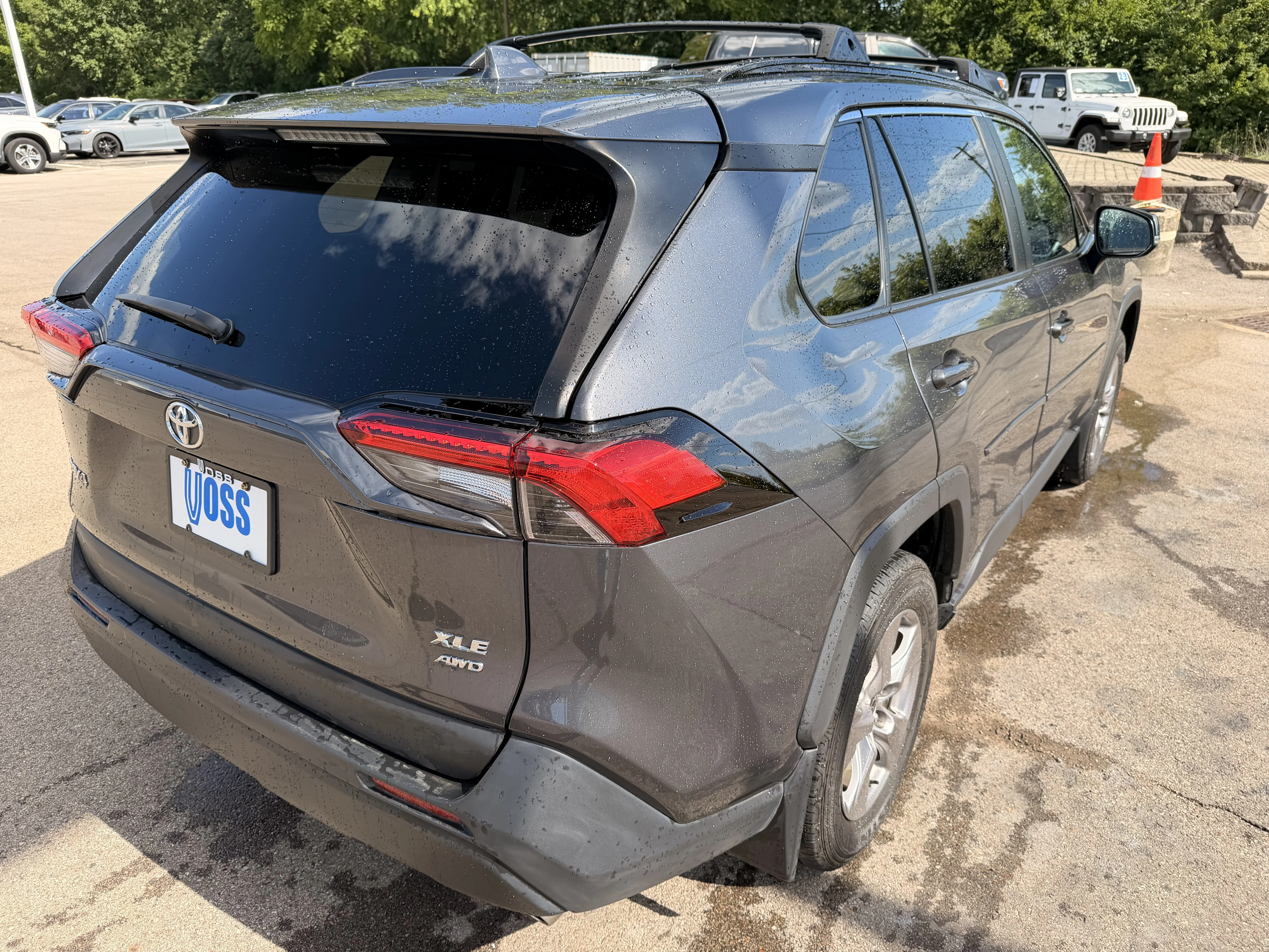 Used 2023 Magnetic Gray Metallic Toyota XLE image 3