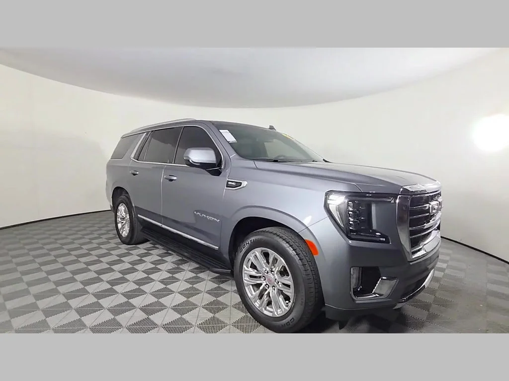 Used 2022 Satin Steel Metallic GMC SLT image 52