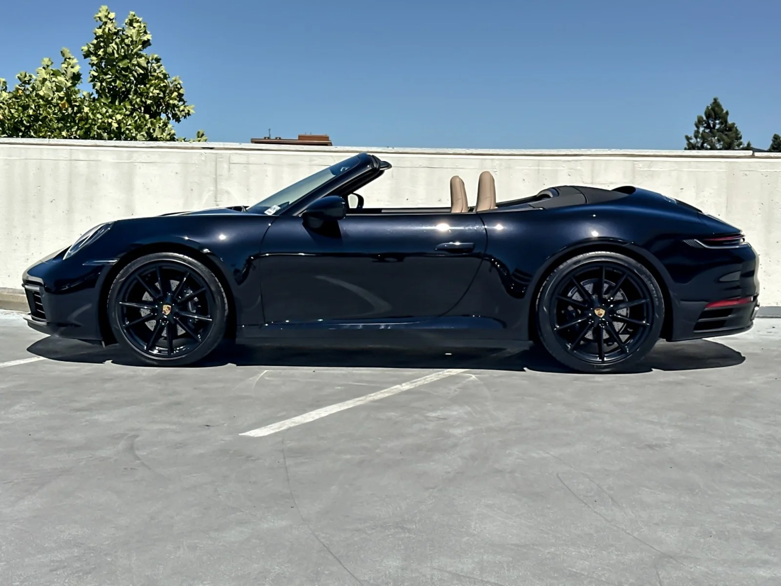 Used 2023 Jet Black Metallic Porsche Carrera Cabriolet image 2