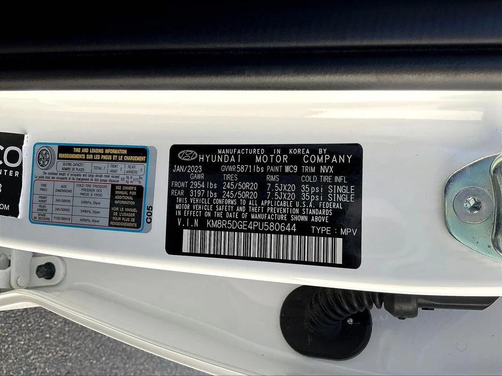 Used 2023 White Hyundai Limited image 20