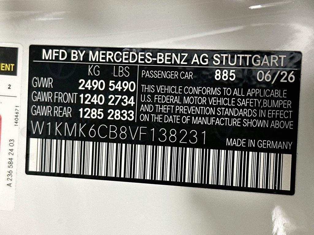 New 2027 MANUFAKTUR Moonlight White Metallic Mercedes-Benz CLE 450 image 68