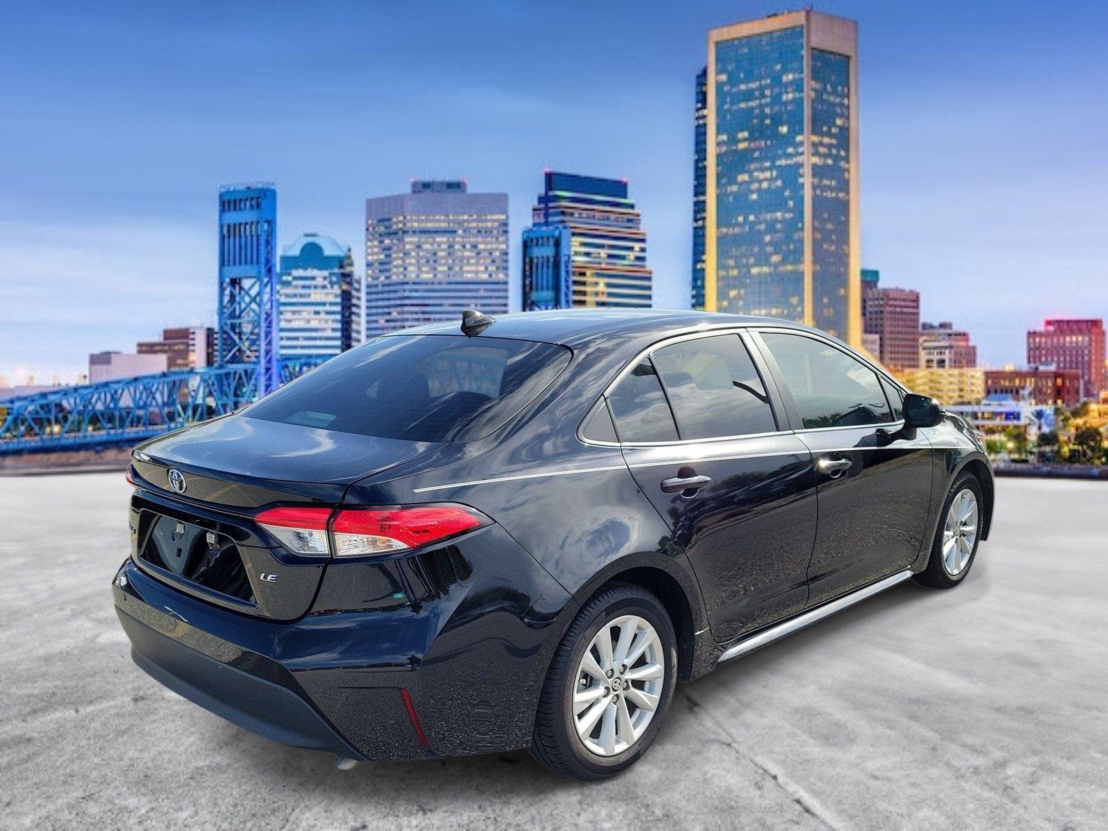Used 2024 Midnight Black Metallic TOYOTA LE image 3