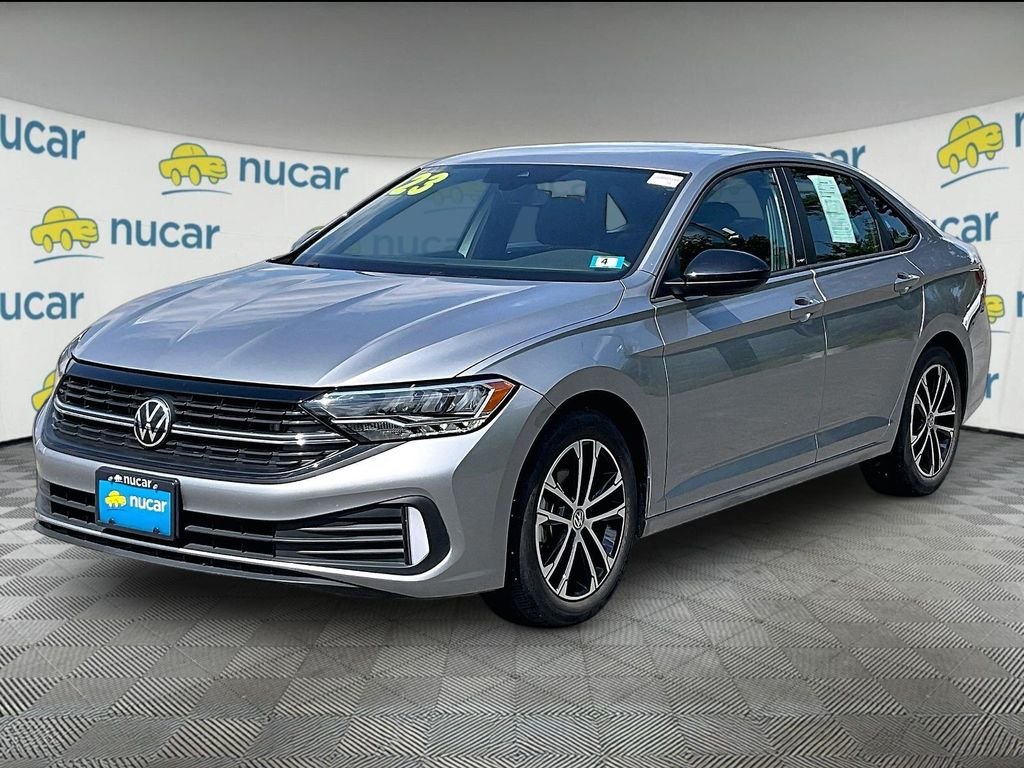 Used 2023 Pyrite Silver Metallic Volkswagen 1.5T Sport image 3