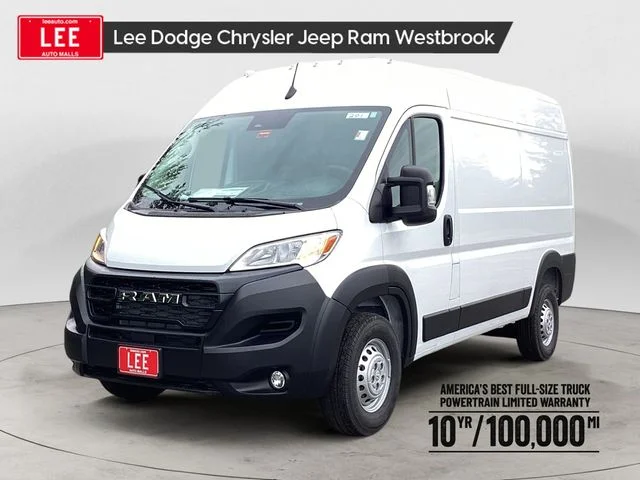 New 2026 Bright White Clearcoat Ram PROMASTER 1500 TRADESMAN CARGO VAN HIGH ROOF 136