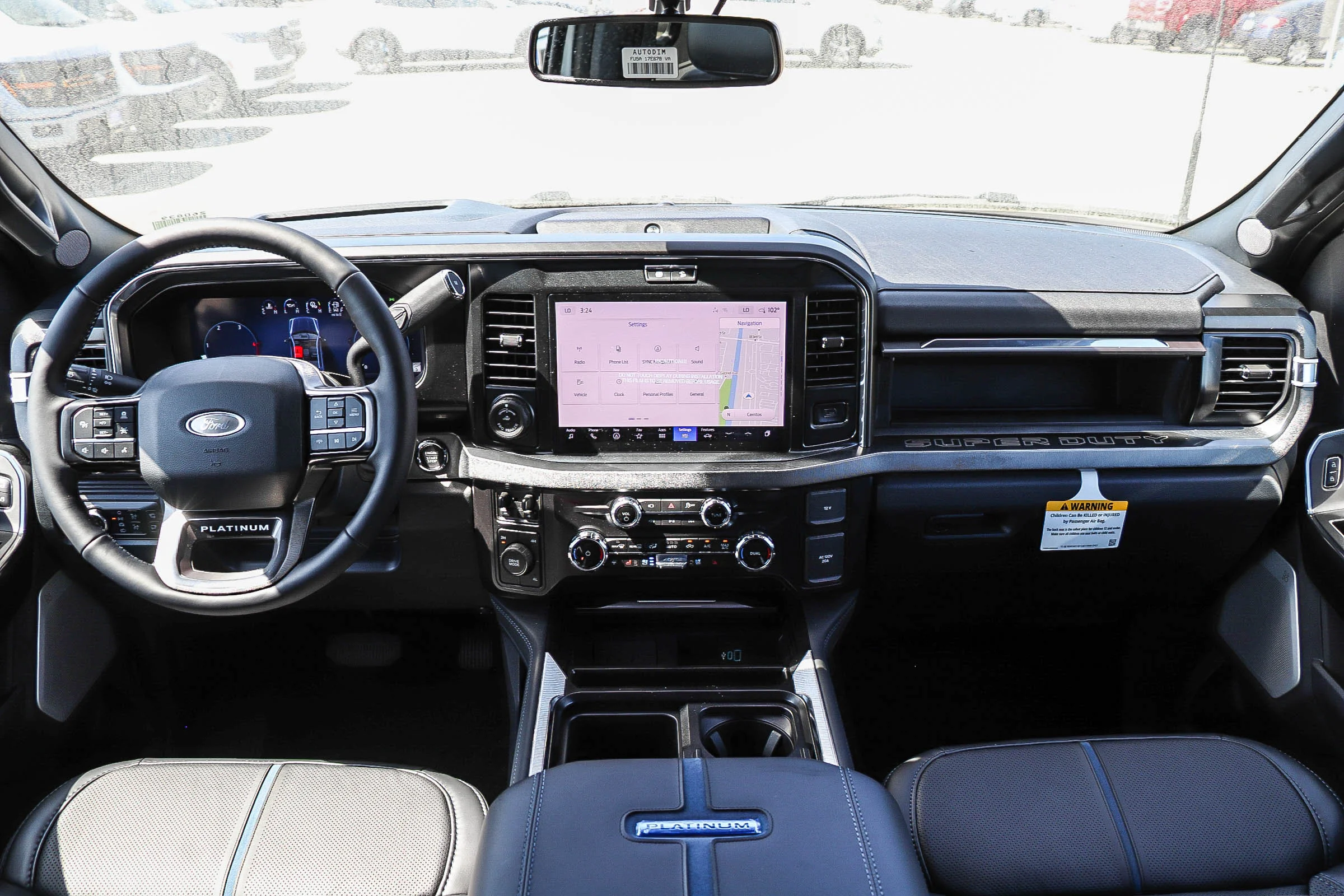 New 2026 Star White Metallic Tri-Coat Ford F-350® Platinum® image 15