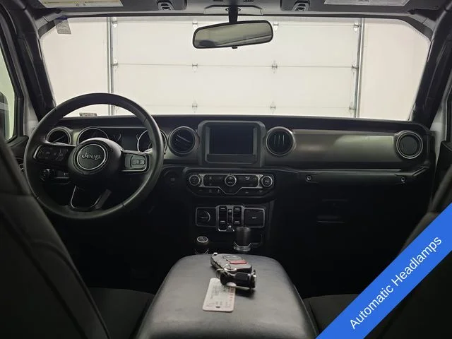 Used 2023 Bright White Clearcoat Jeep Sport S image 14